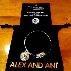 Alex and Ani Sister charm bracelet